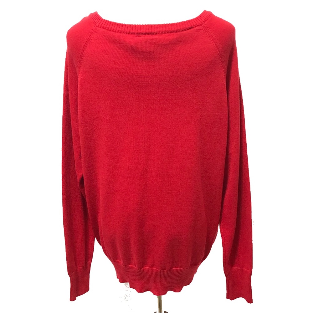 Torrid Size 0 Sweater Knit Top Red New Pullover - Picture 2 of 4